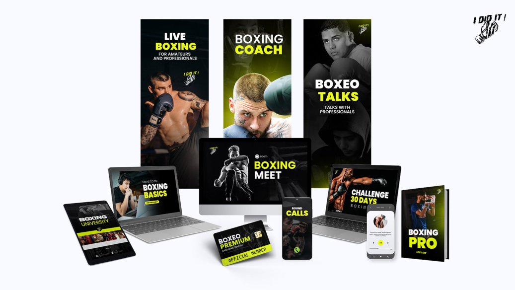 I DID IT boxing product stack